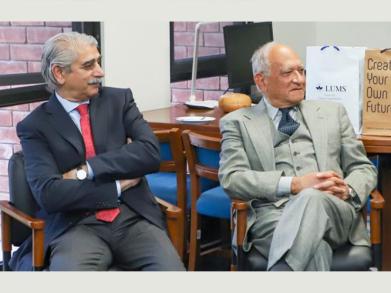 Former Chief Justice of Pakistan R. Justice Asif Saeed Khosa and Dr. Arshad Ahmad