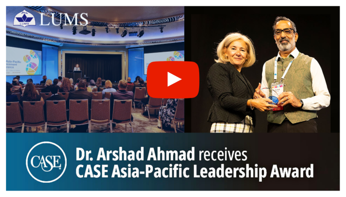 Dr. Arshad wins CASE award